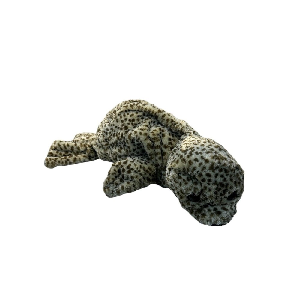 Folkmanis Harbor Seal Puppet Plush 16” Realistic Spotted Seal Stuffed Animal NWT